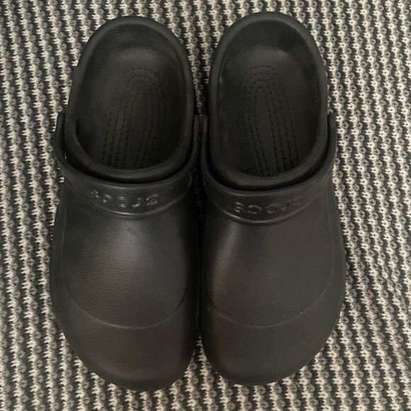 Crocs Bistro black Clogs Slip Resistant men’s shoe size 9/women’s 11  10075 main image 8